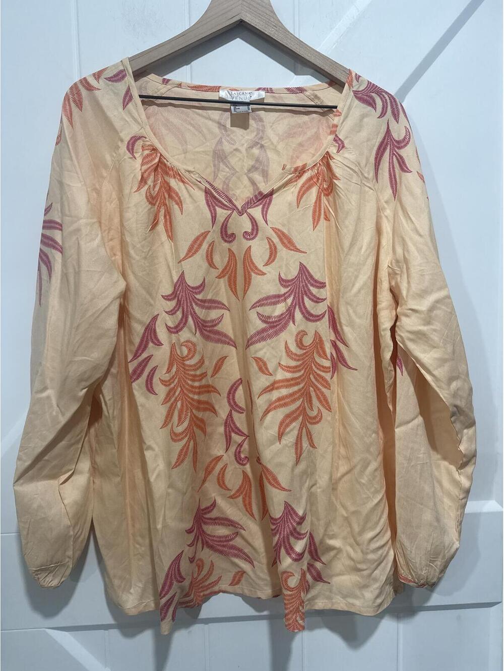 Lascana for Venus Women's Viscose Long Sleeve Blouse, Size L